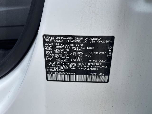Used 2021 Volkswagen Atlas SEL Premium AWD/4WD image 36