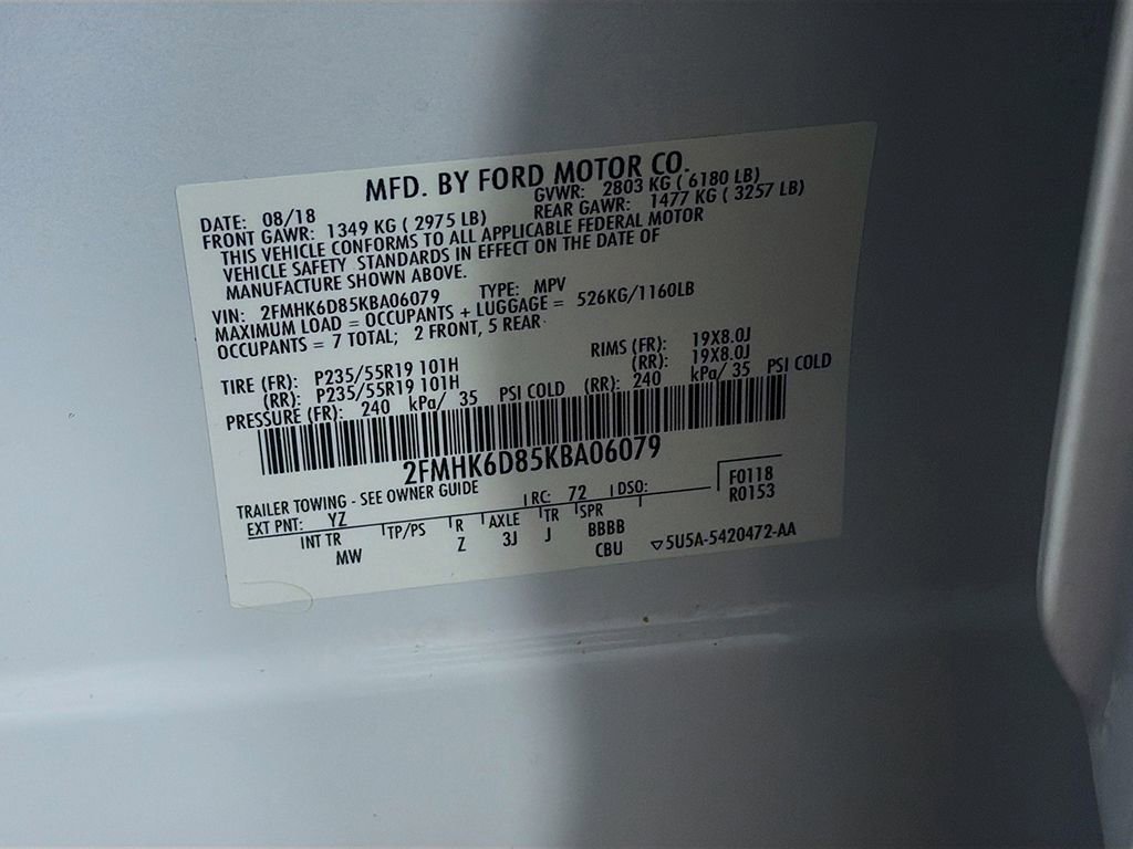Certified 2019 Ford Flex Limited AWD/4WD image 39
