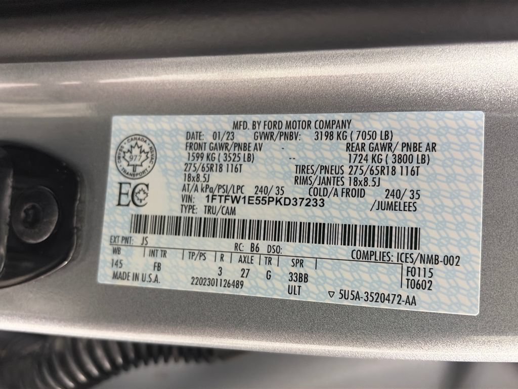 Certified 2023 Ford F150 XLT w/ Equipment Group 302A High AWD/4WD image 9