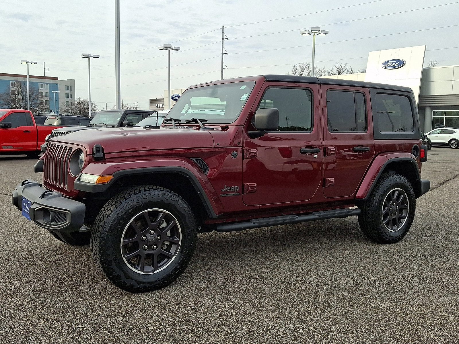 Used 2021 Jeep Wrangler Unlimited Sport image 2