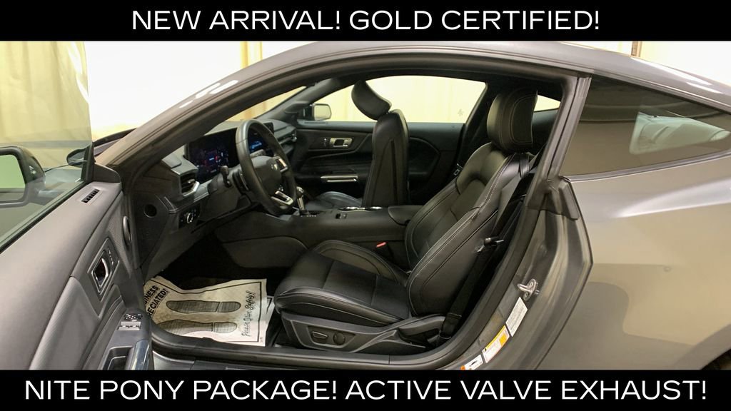 Certified 2025 Ford Mustang GT Premium w/ Mustang Nite Pony Package RWD image 22