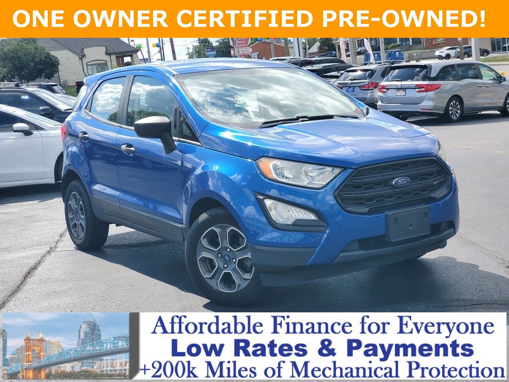 Certified 2019 Ford EcoSport S