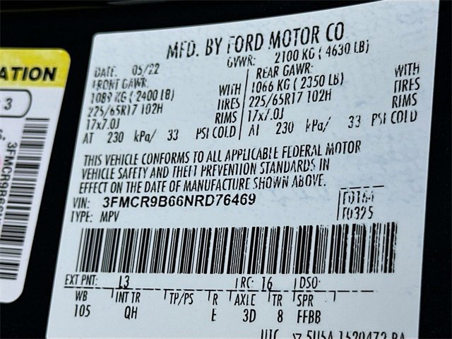 Certified 2022 Ford Bronco Sport Big Bend w/ Convenience Package image 25