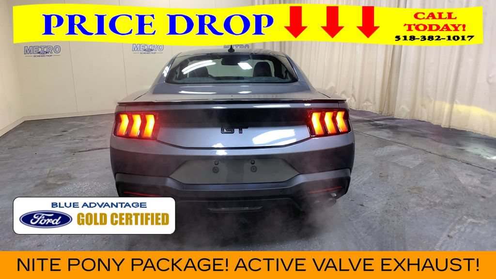 Certified 2025 Ford Mustang GT Premium w/ Mustang Nite Pony Package RWD image 4
