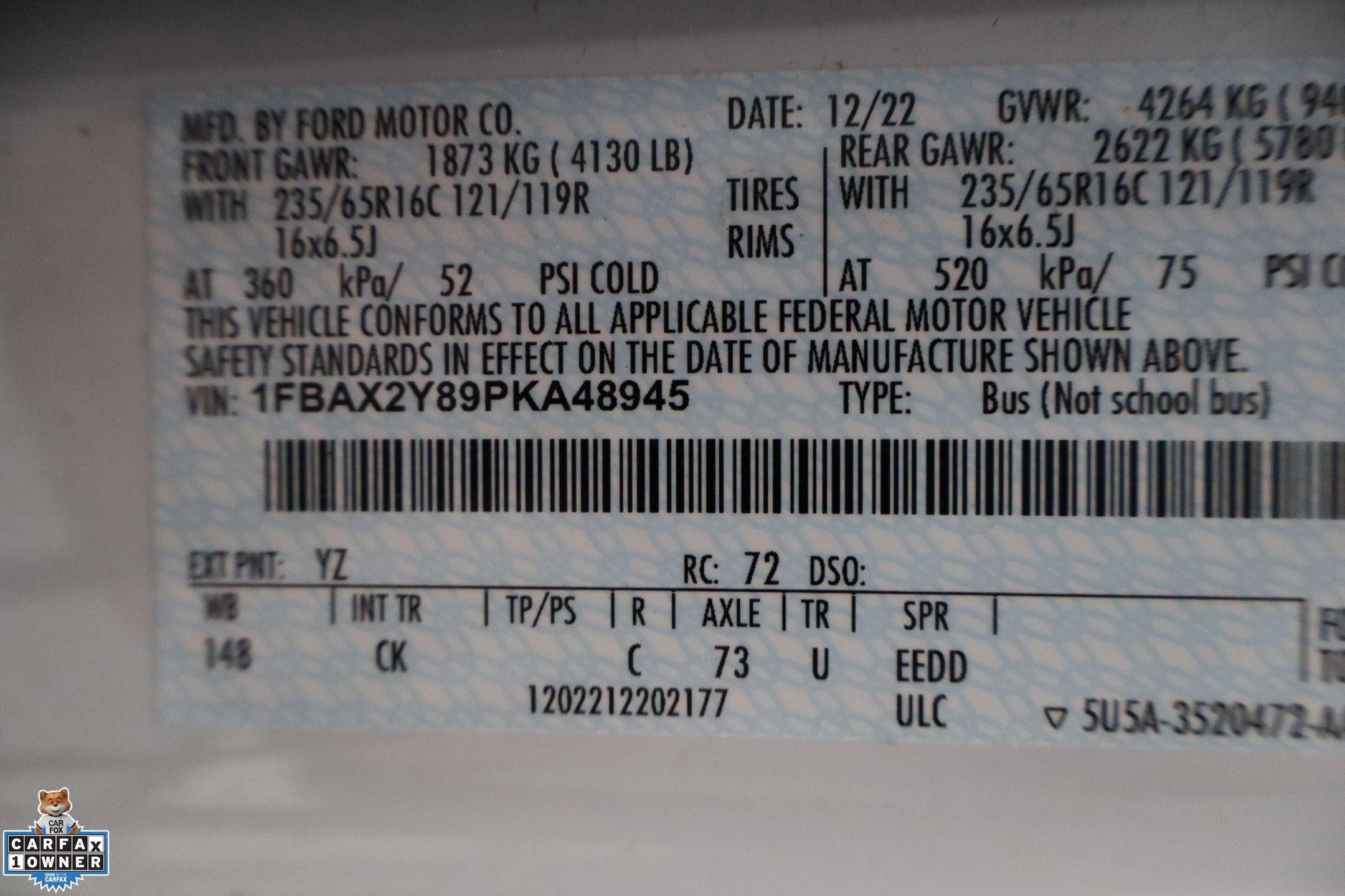 Certified 2023 Ford Transit 350 XLT image 31