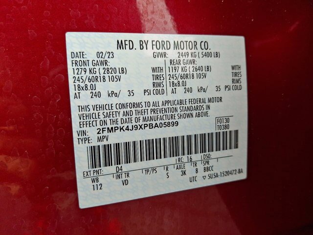Certified 2023 Ford Edge SEL w/ Convenience Package AWD/4WD image 26