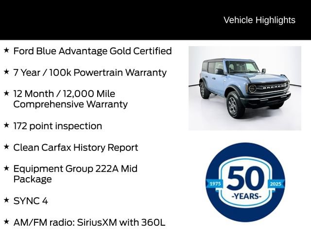 Certified 2025 Ford Bronco Big Bend AWD/4WD image 6