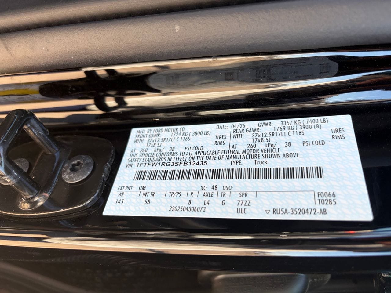 Certified 2025 Ford F150 Raptor AWD/4WD image 33