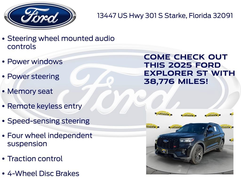 Certified 2025 Ford Explorer ST AWD/4WD image 27