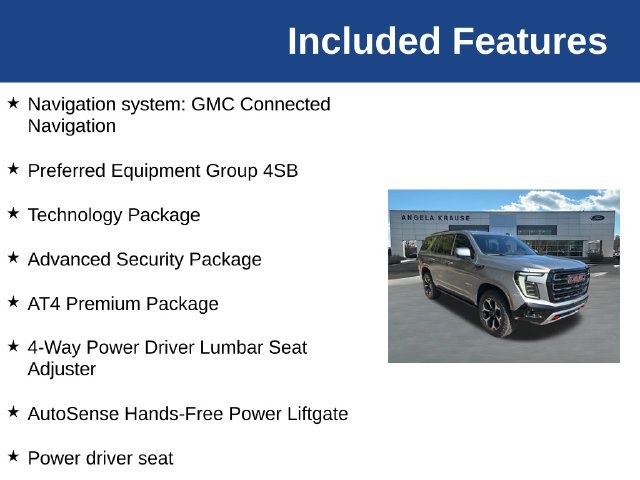 Used 2025 GMC Yukon AT4 w/ AT4 Premium Package AWD/4WD image 5