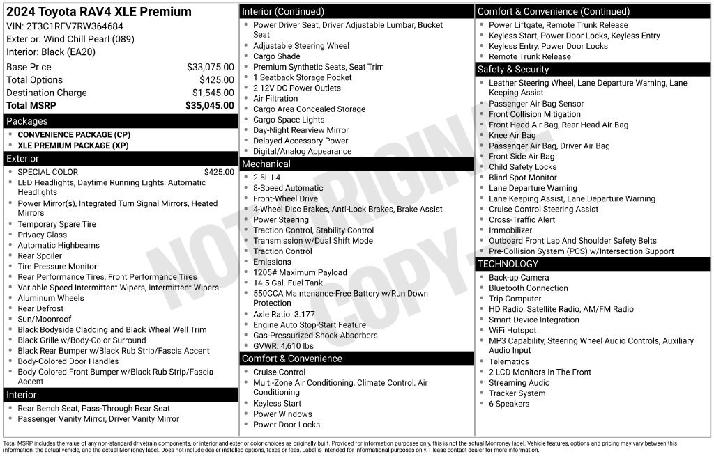 Used 2024 Toyota RAV4 XLE Premium FWD image 37