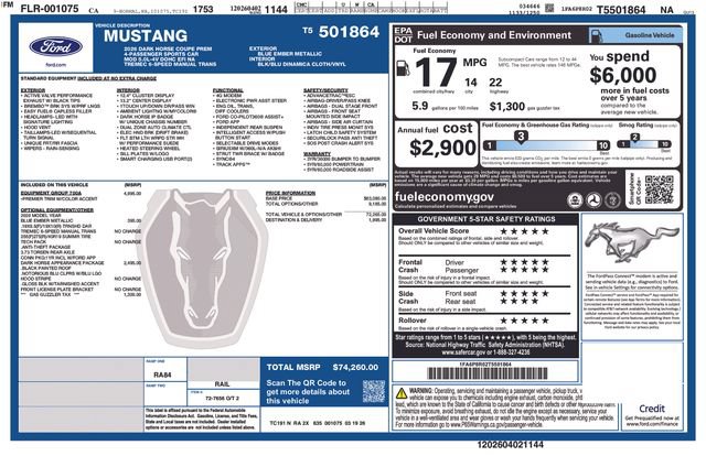 Certified 2026 Ford Mustang Dark Horse RWD image 36