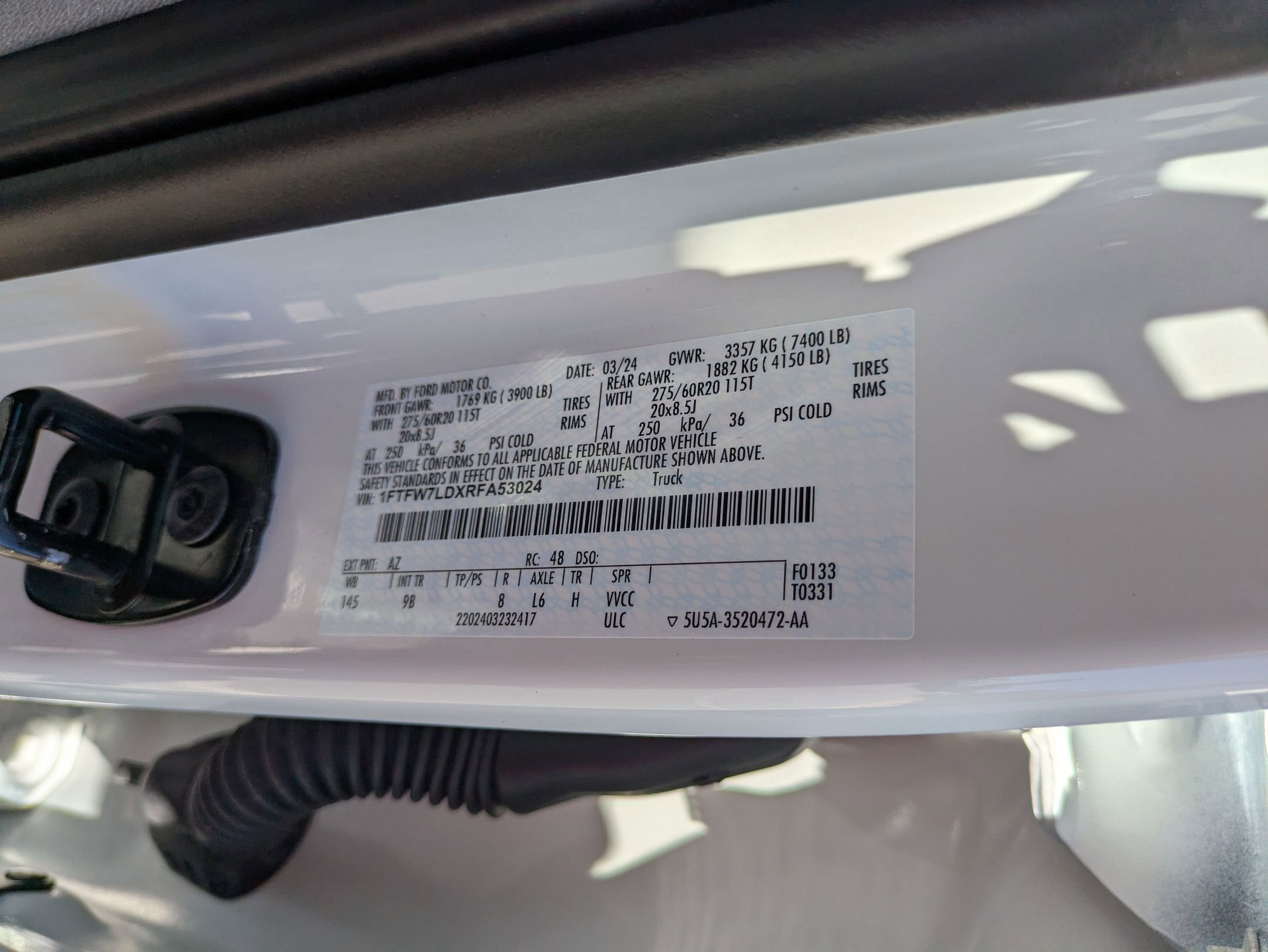 Certified 2024 Ford F150 Platinum w/ Equipment Group 702A High image 49