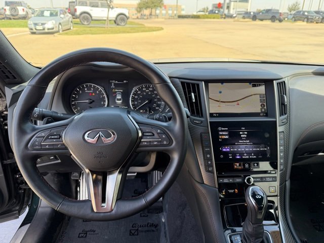 Used 2024 INFINITI Q50 Red Sport 400 w/ Black Opal Edition image 13