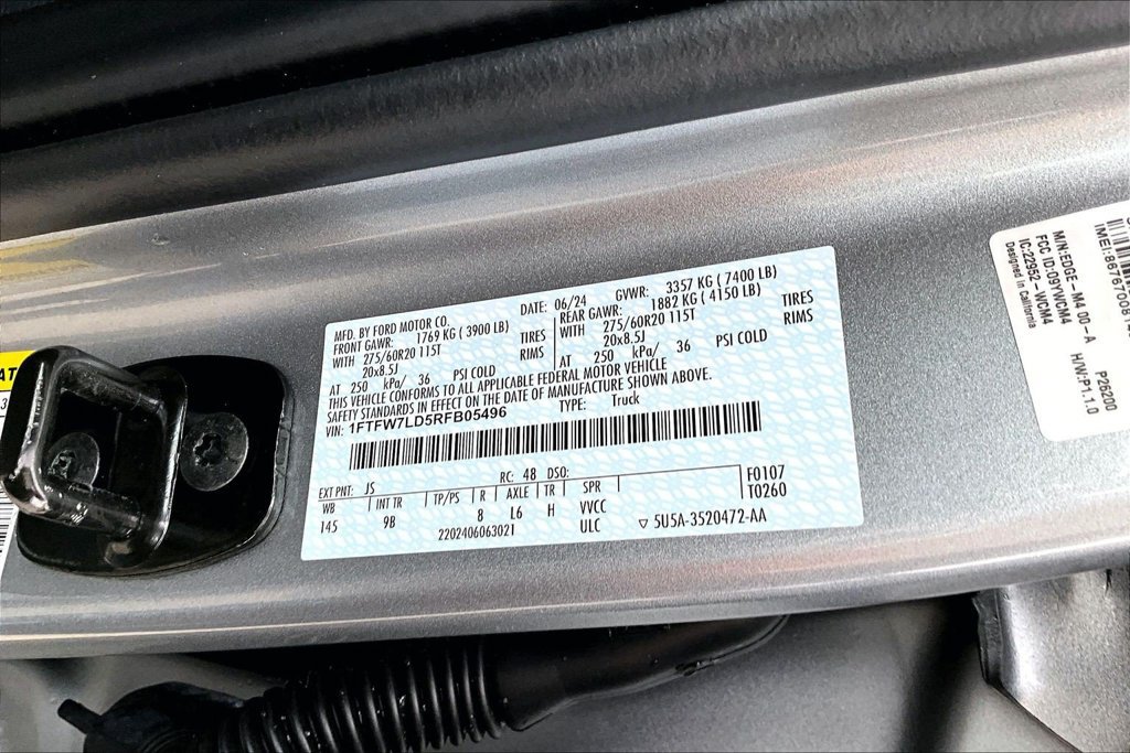 Certified 2024 Ford F150 Platinum w/ Equipment Group 702A High AWD/4WD image 32