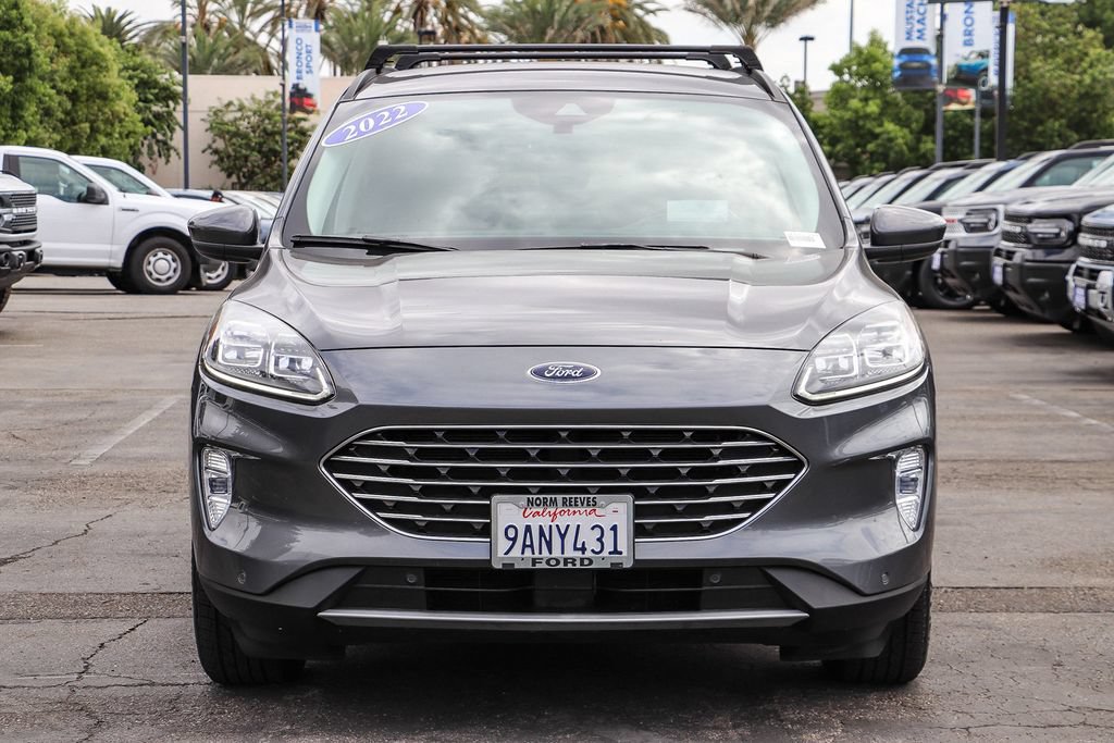 Certified 2022 Ford Escape Titanium w/ Titanium Premium Package FWD image 2