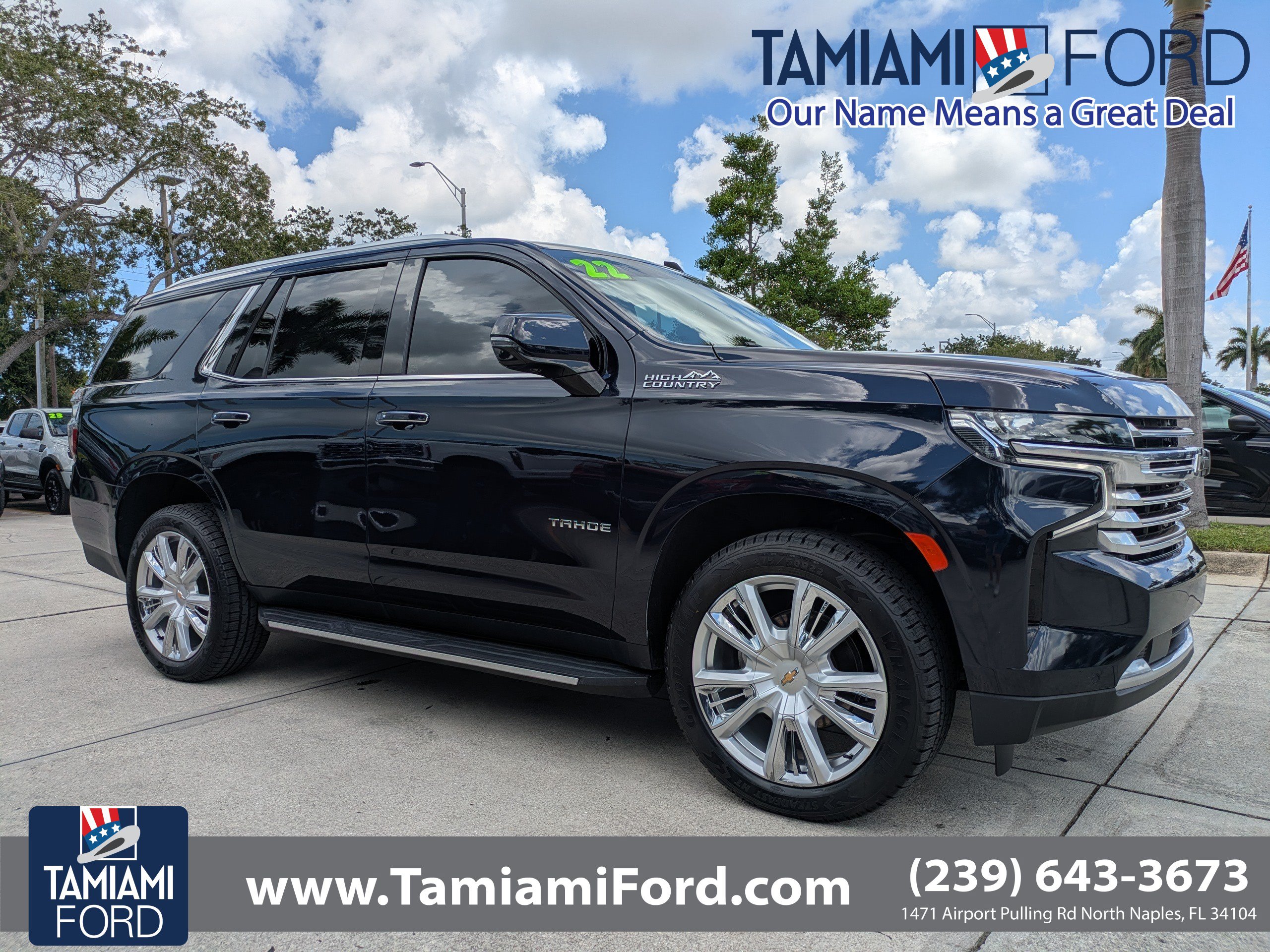 Used 2022 Chevrolet Tahoe High Country RWD image 1