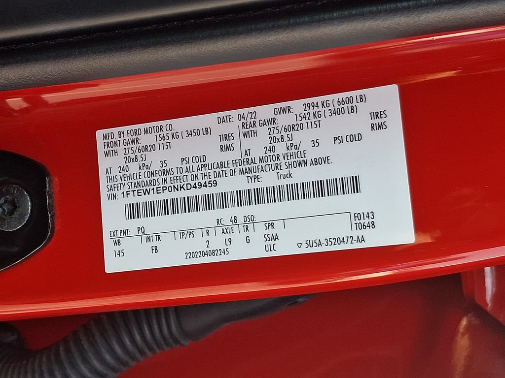 Certified 2022 Ford F150 XLT w/ Equipment Group 302A High AWD/4WD image 28