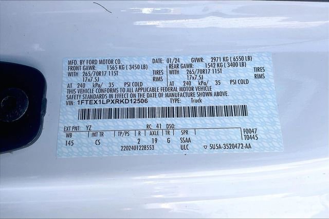 Certified 2024 Ford F150 XL AWD/4WD image 33