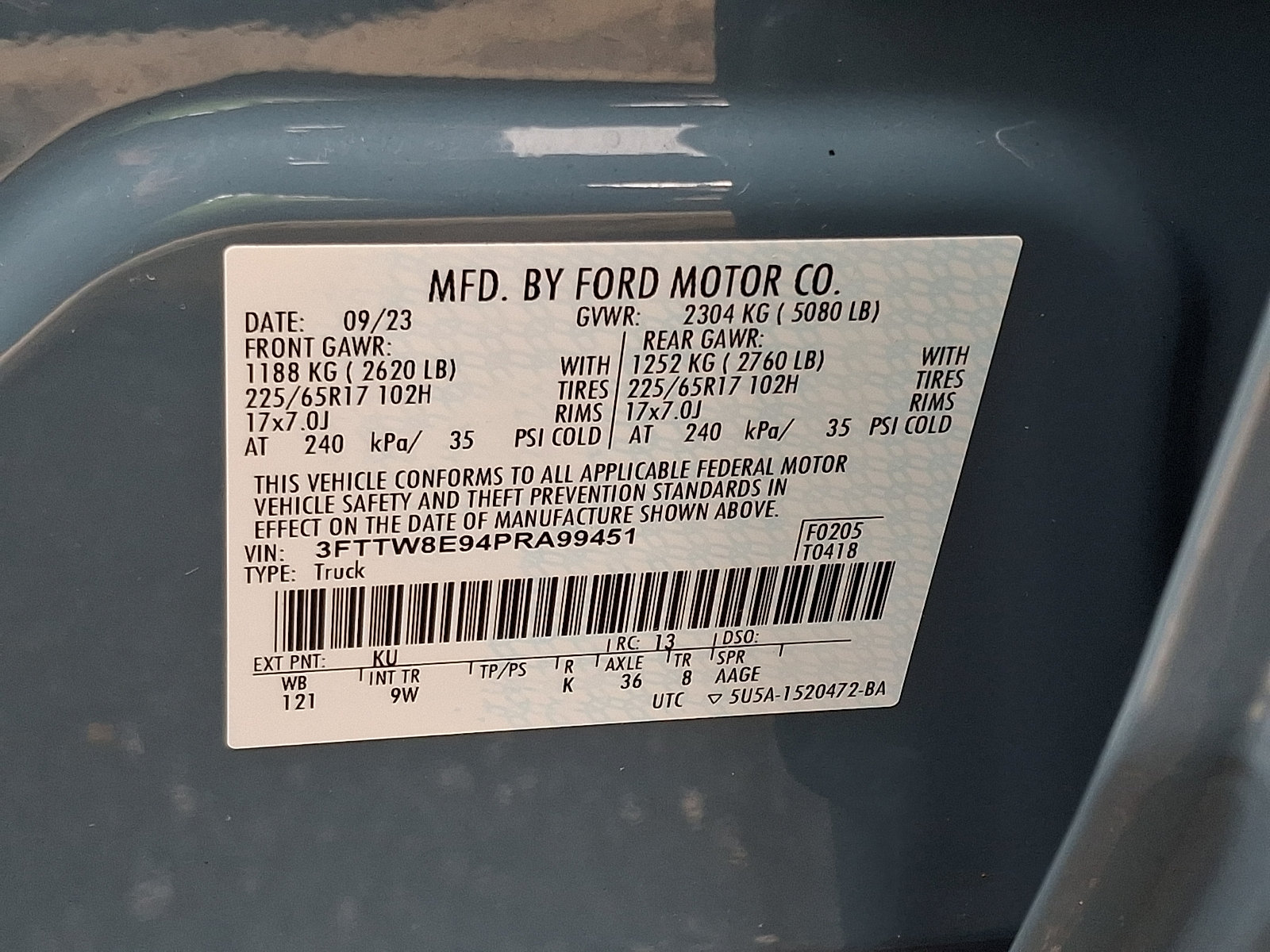 Certified 2023 Ford Maverick XL FWD image 27