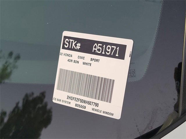 Used 2022 Honda Civic Sport image 28