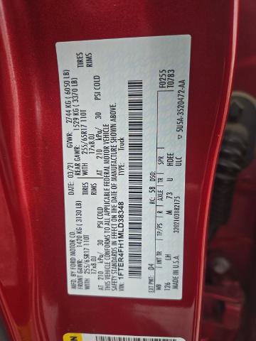 Certified 2021 Ford Ranger XLT w/ Equipment Group 301A Mid image 31