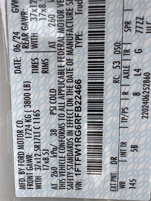 Certified 2024 Ford F150 Raptor image 34