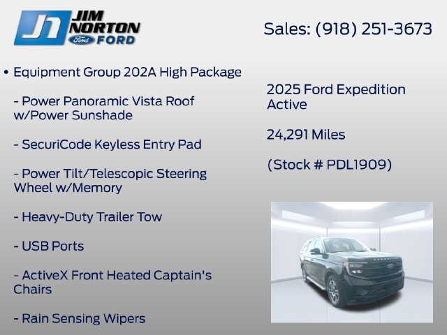 Certified 2025 Ford Expedition Active AWD/4WD image 15