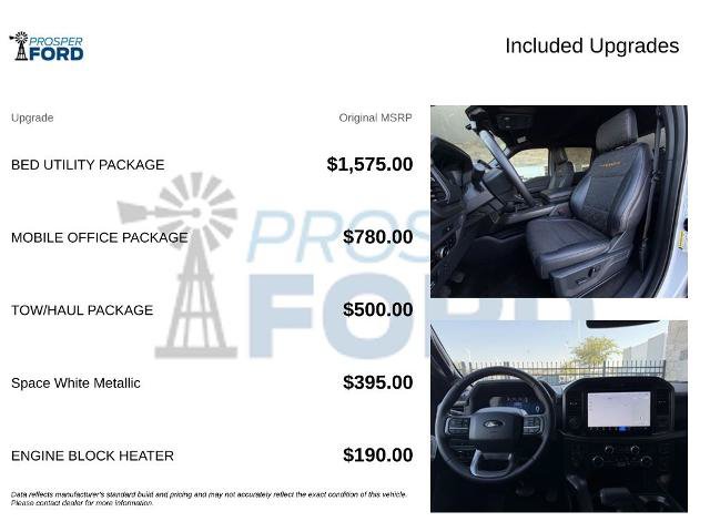Certified 2025 Ford F150 Tremor w/ Bed Utility Package AWD/4WD image 3
