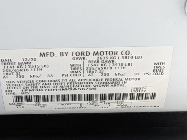 Certified 2021 Ford Explorer XLT w/ Class III Trailer Tow Package image 23