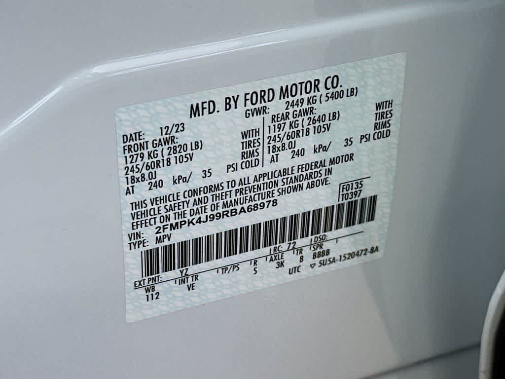 Certified 2024 Ford Edge SEL AWD/4WD image 21