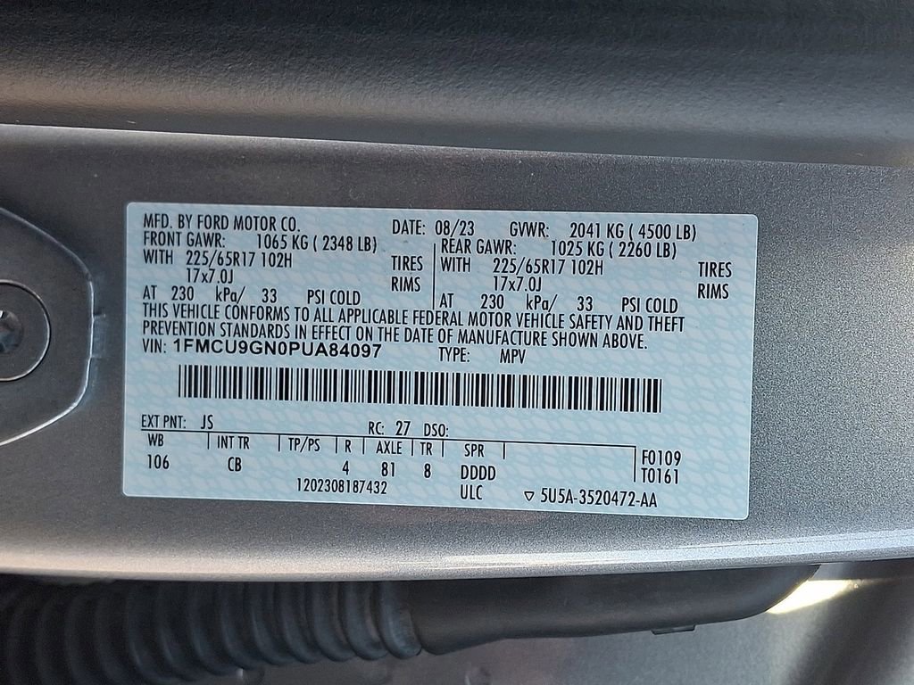 Certified 2023 Ford Escape Active w/ Tech Pack #2 image 29