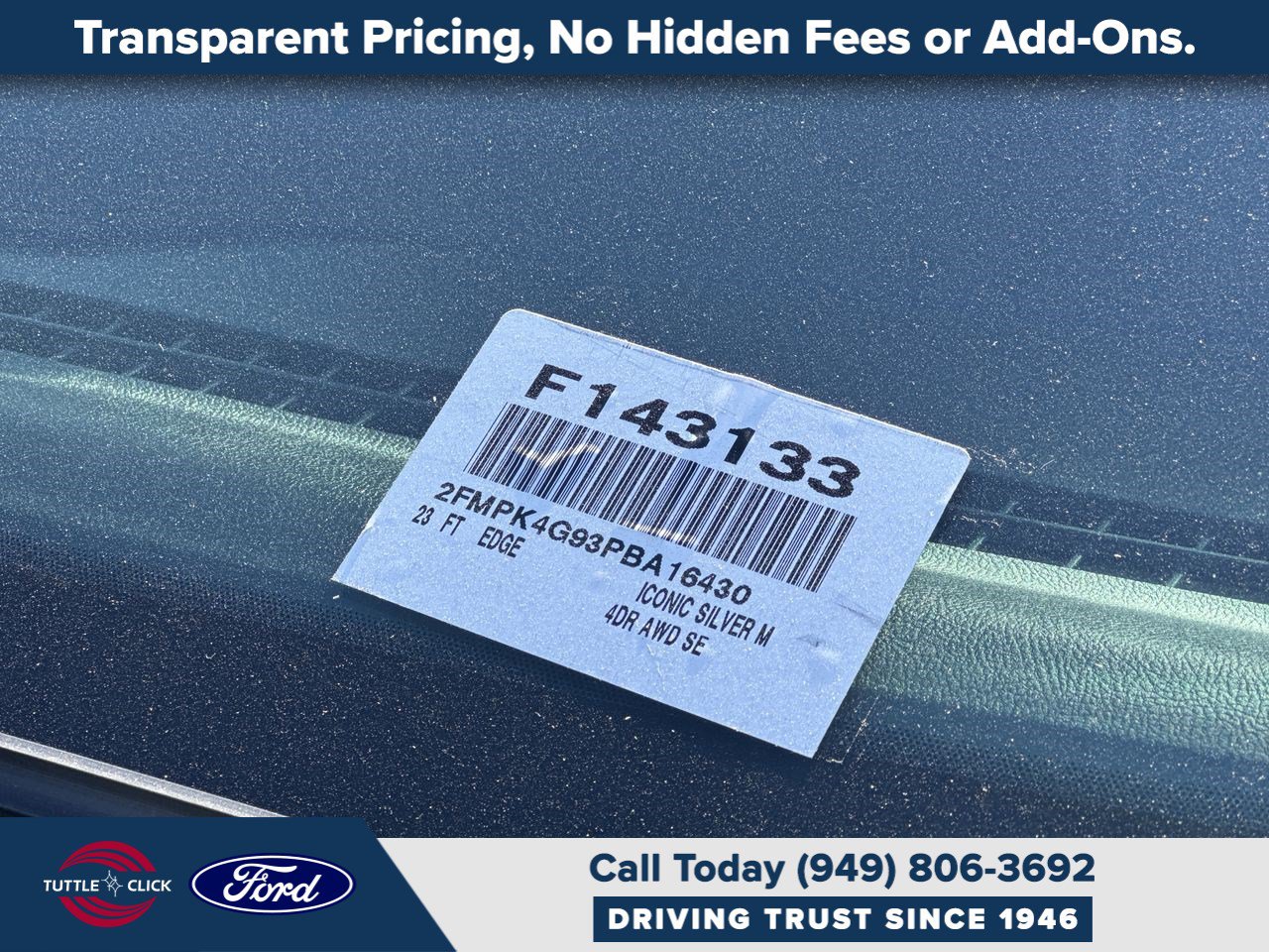 Certified 2023 Ford Edge SE w/ Black Appearance Package AWD/4WD image 42