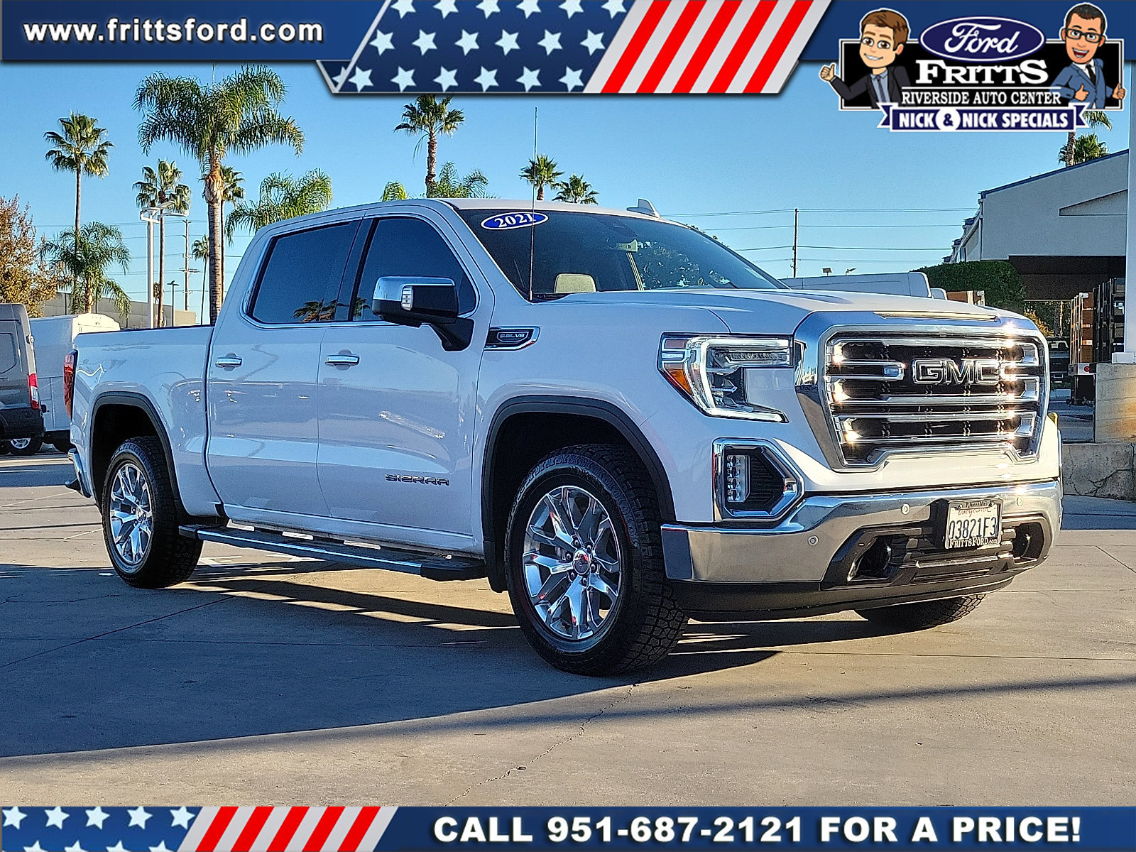Used 2021 GMC Sierra 1500 SLT w/ SLT Premium Plus Package image 3