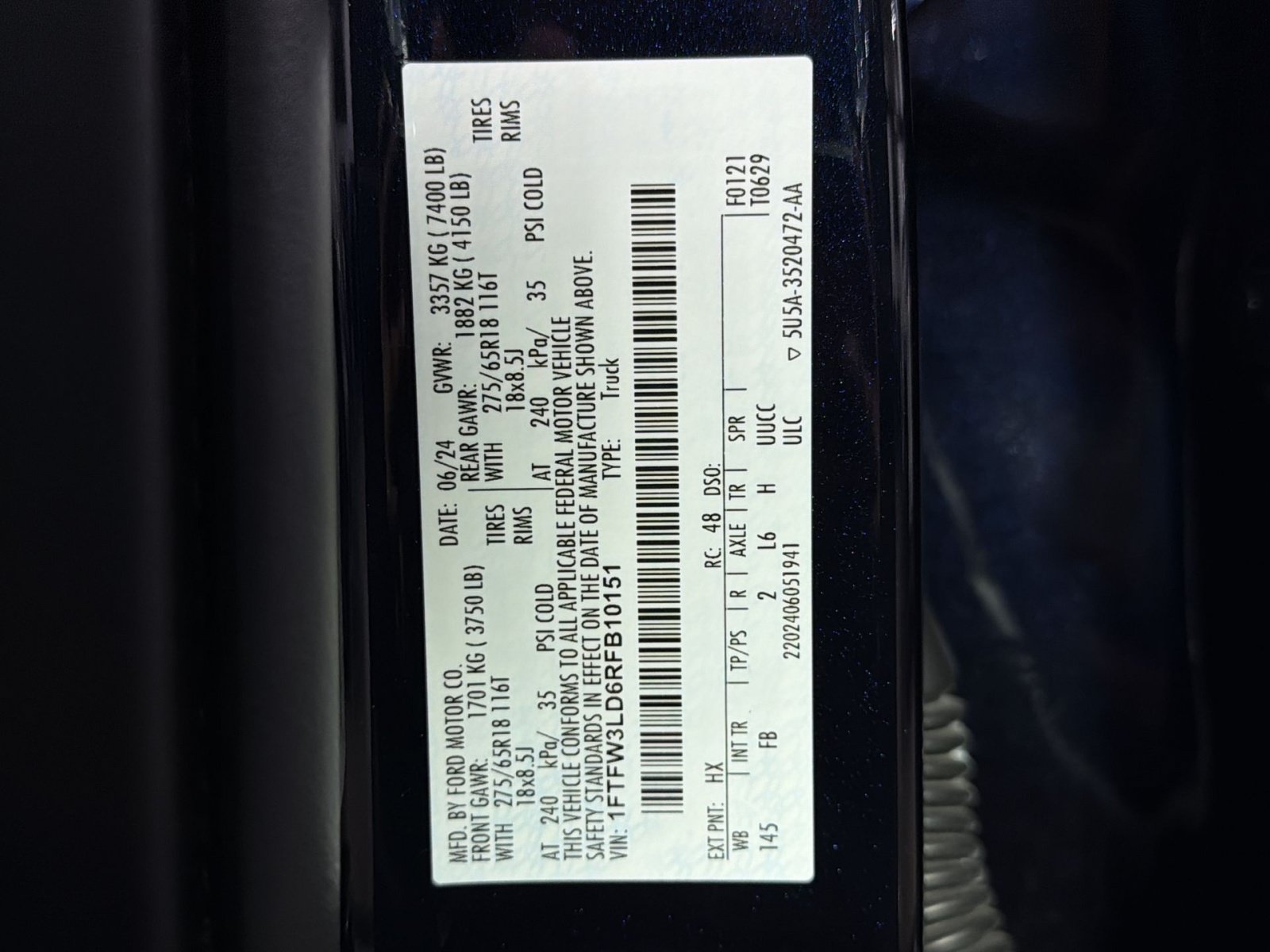 Certified 2024 Ford F150 XLT w/ Equipment Group 302A MID AWD/4WD image 38