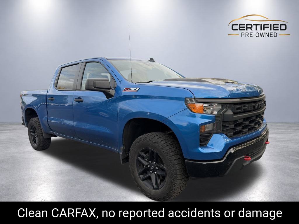 Used 2024 Chevrolet Silverado 1500 Custom Trail Boss w/ LPO, Dark Essentials Package AWD/4WD image 1