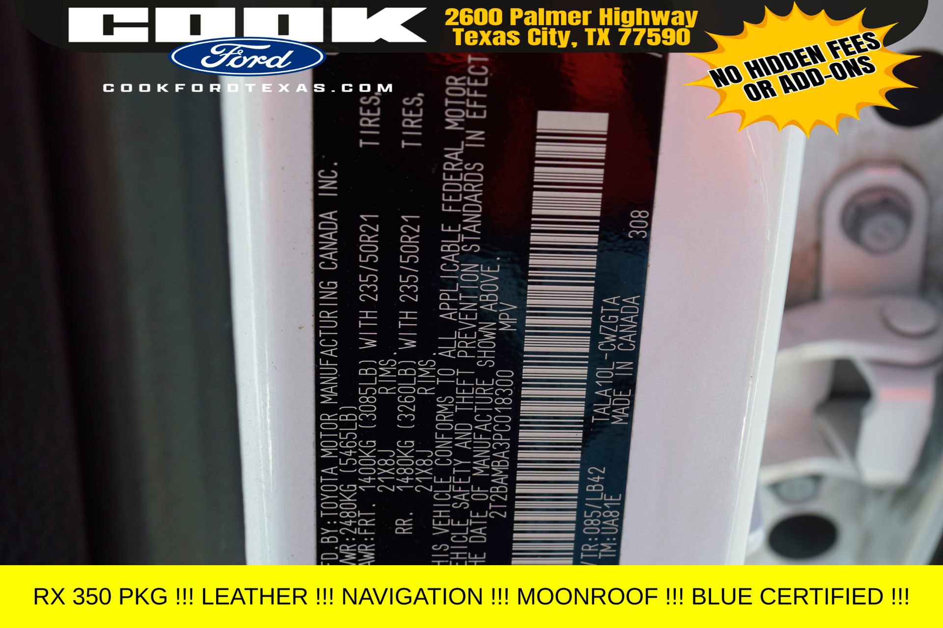 Used 2023 Lexus RX 350 Premium Plus w/ Cold Area Package image 26