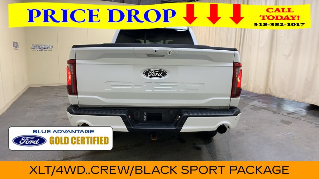 Certified 2025 Ford F150 XLT w/ Equipment Group 302A MID AWD/4WD image 4