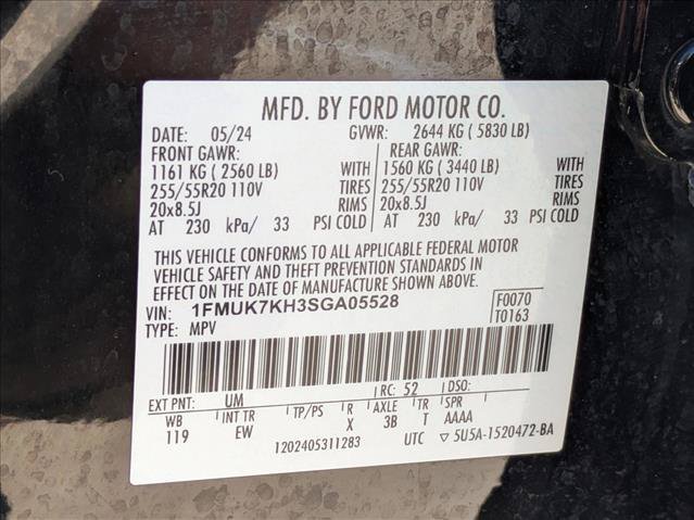 Certified 2025 Ford Explorer ST-Line w/ Premium Package RWD image 24
