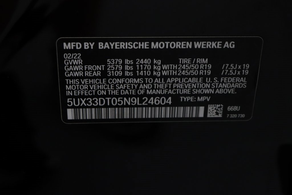 Used 2022 BMW X4 xDrive30i w/ Premium Package 2 image 32
