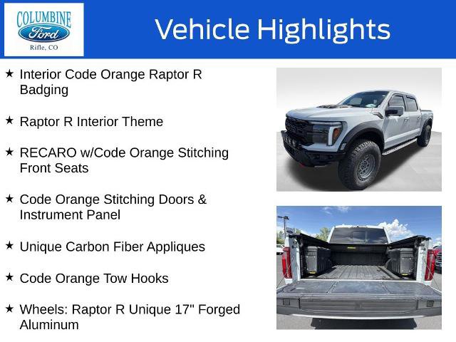 Certified 2024 Ford F150 Raptor w/ Equipment Group 803A Raptor R AWD/4WD image 16