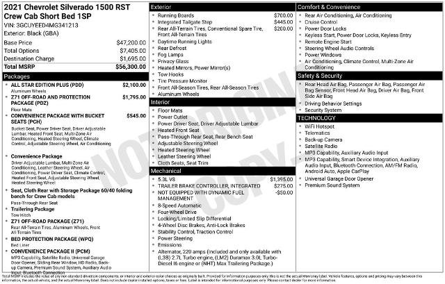 Used 2021 Chevrolet Silverado 1500 RST w/ All Star Edition Plus AWD/4WD image 36