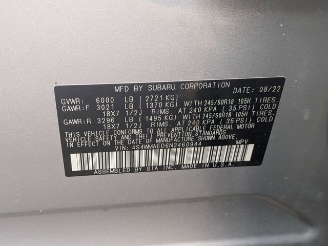 Used 2022 Subaru Ascent Premium w/ Convenience Package image 32