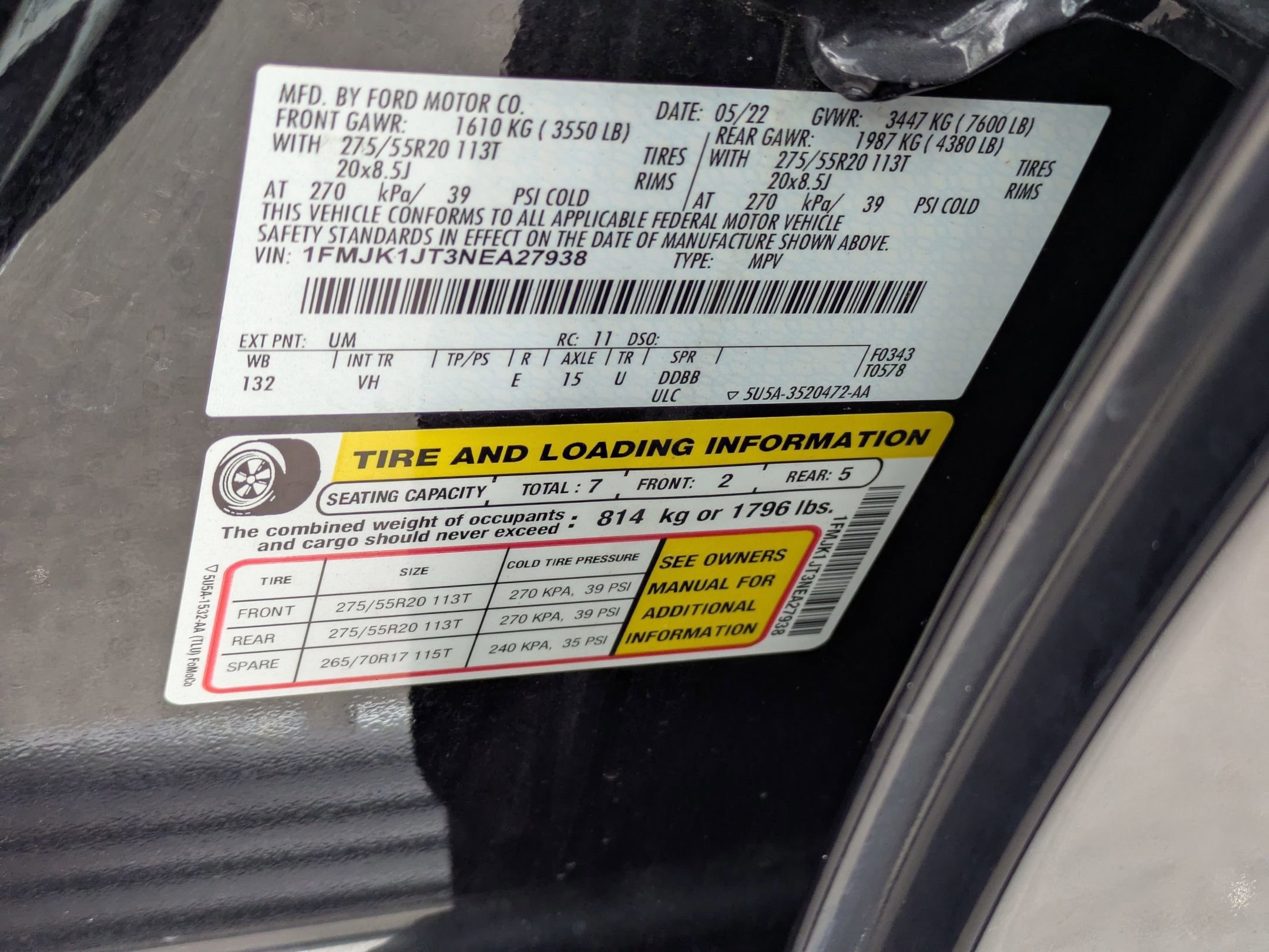 Certified 2022 Ford Expedition Max XLT image 42