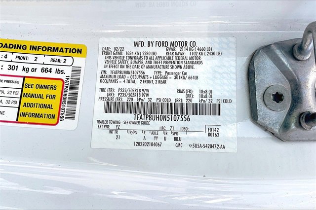 Certified 2022 Ford Mustang Convertible image 20