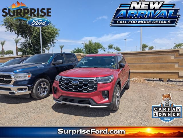 Certified 2025 Ford Explorer Platinum w/ Ultimate Package AWD/4WD image 1