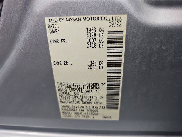 Used 2023 Nissan Altima 2.5 SL FWD image 35