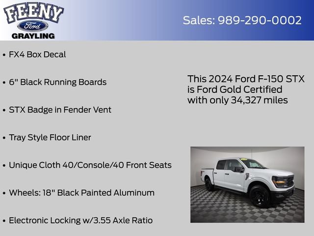 Certified 2024 Ford F150 STX w/ Equipment Group 201A FX4 AWD/4WD image 20