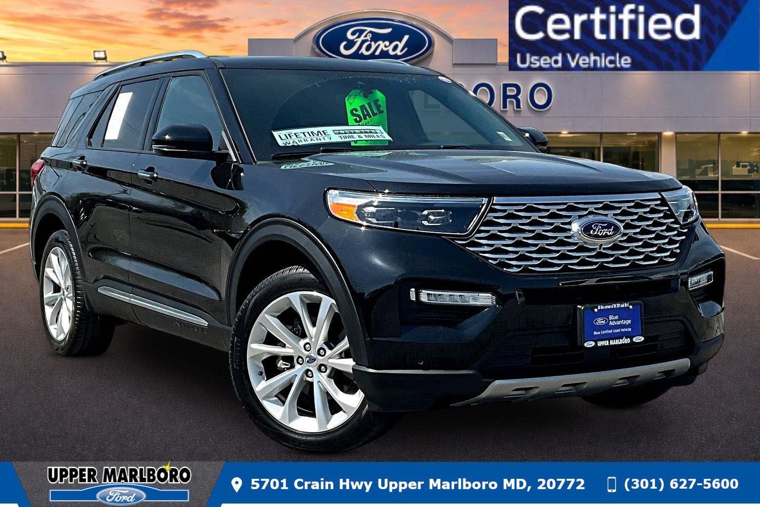 Certified 2024 Ford Explorer Platinum w/ Technology Package
