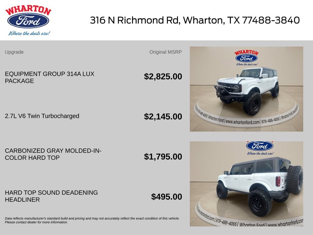 Certified 2025 Ford Bronco Outer Banks AWD/4WD image 2
